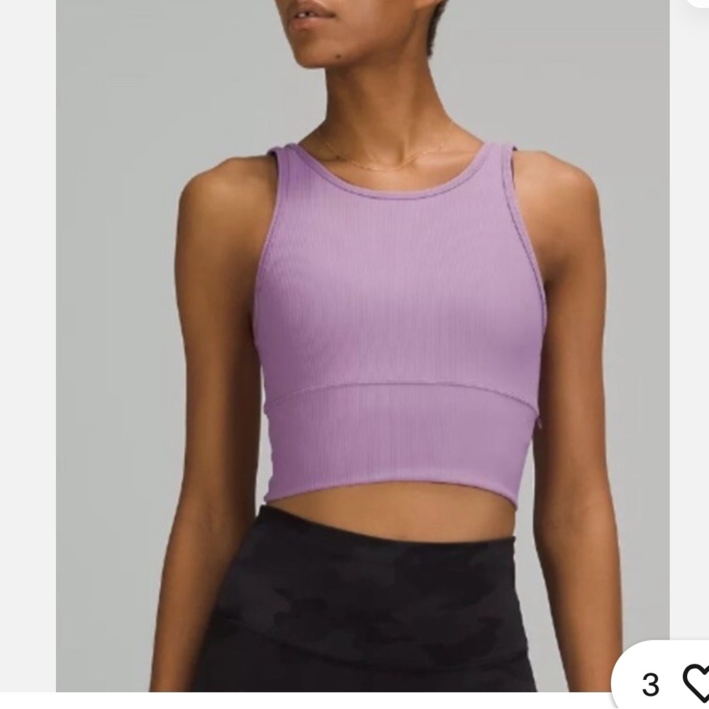 lululemon Power Povot Women's Crop Top - Lavender